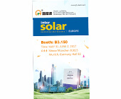 INTERSOLAR EUROPE 2017 EXHIBITION